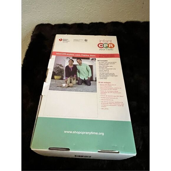 Infant CPR Anytime Kit AHA Heart Association DVD Training + Baby Manikin - NEW - Picture 3 of 5
